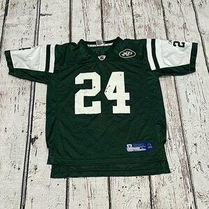 Kids Boys Ty Law Reebok New York Jets NFL Football Sports Jersey